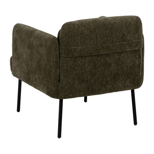 Zelena fotelja od šenila Bind – Ixia-image-4