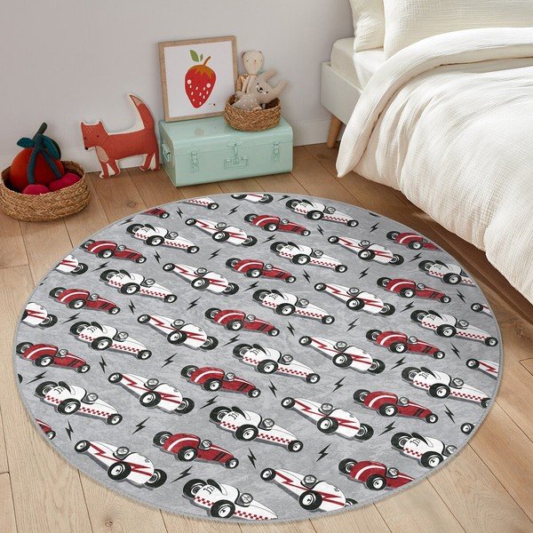 Sivi dječji tepih ø 120 cm Comfort – Mila Home-image-1