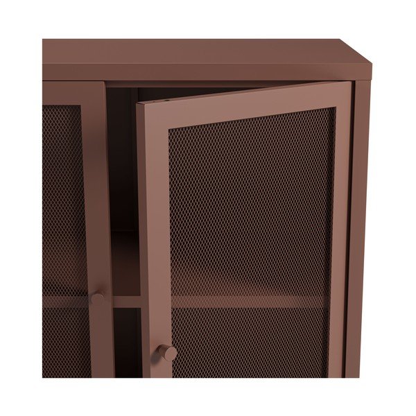 Bordo metalna komoda 121x90x40 cm Fayna – Marckeric-image-4