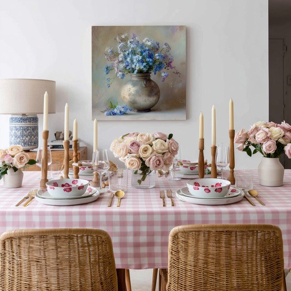 Tiskana slika na platnu 32x32 cm Forget-me-not – Styler-image-1