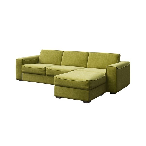 Maslinastozeleni kauč na razvlačenje s promjenjivom stranom MESONICA Munro, 308 cm-image-1