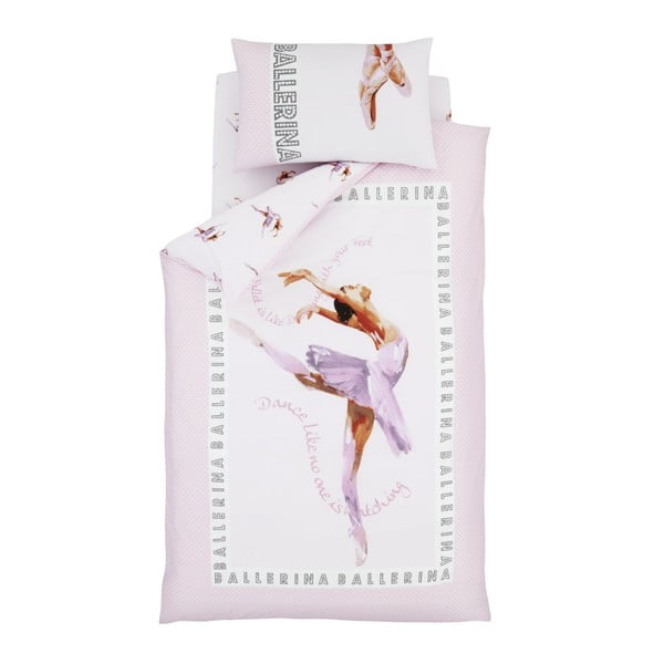 Dječja posteljina s motivom balerine Catherine Lansfield, 135 x 200 cm