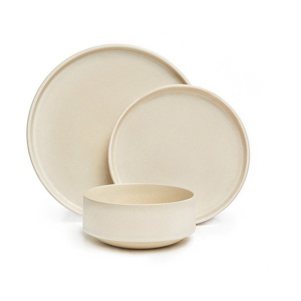 18-dijelni set krem posuđa od kamenine Bonami Selection Malia