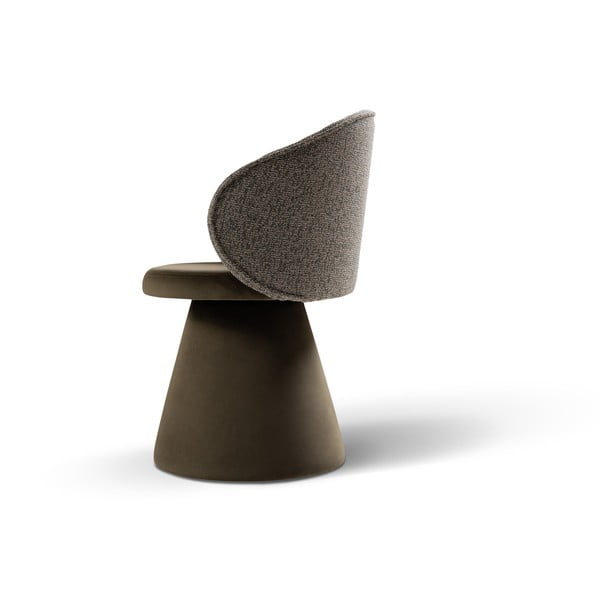 Tamno zelena baršunasti fotelja Inez – Micadoni -image-3