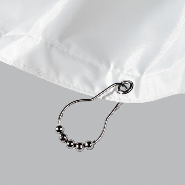 Kuke za zavjesu za tuš u setu 12 kom u sjajno srebrnoj boji 3,5 cm Anello – Spirella-image-3