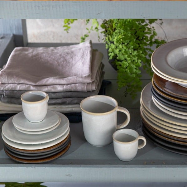 Bijela šalica za espresso od kamenine 80 ml Roda – Costa Nova-image-1