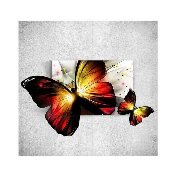 Zidna 3D slika Mosticx Leptir, 40 x 60 cm