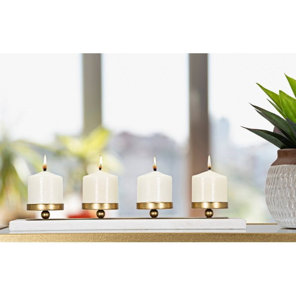 Svijećnjak u zlatno-bijeloj boji Mauro Ferretti-image-2