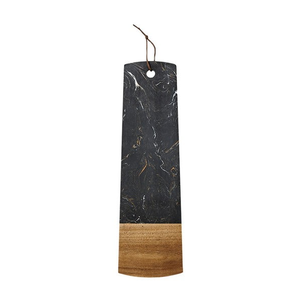 Daska za posluživanje od bagrema i drveta Black Ladelle, dužine 50 cm