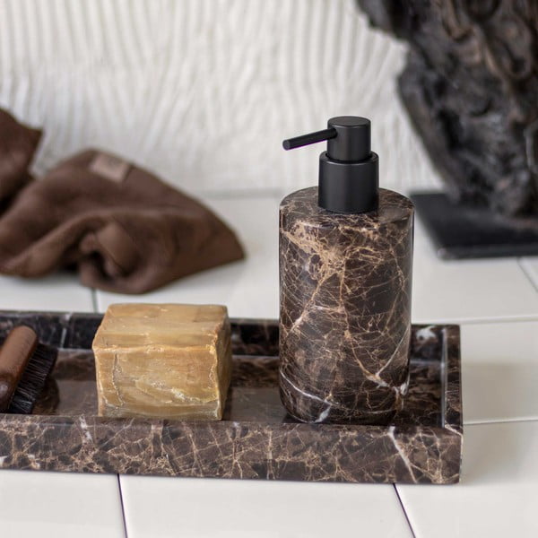 Smeđi mramorni dozator sapuna 200 ml Marble - Mette Ditmer Denmark-image-2
