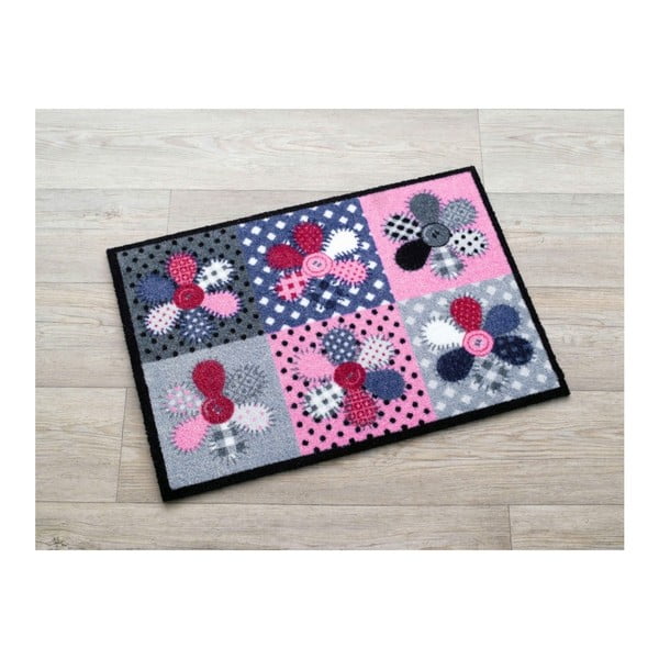 Ljubičasto-ružičasti tepih Zala Living Fleur, 50x70 cm