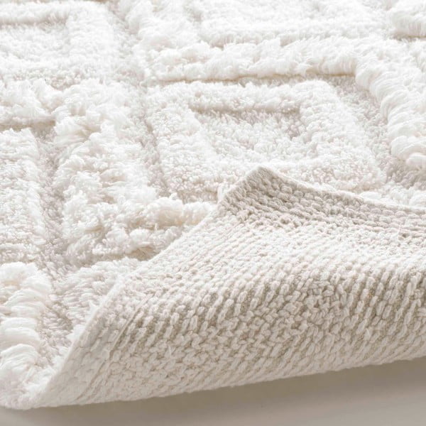 Bijela kupaonska prostirka 50x80 cm Ikatis – douceur d'intérieur-image-3