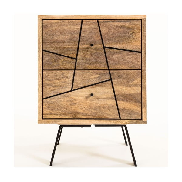 Noćni ormarić od drveta manga Kave Home Balia-image-2