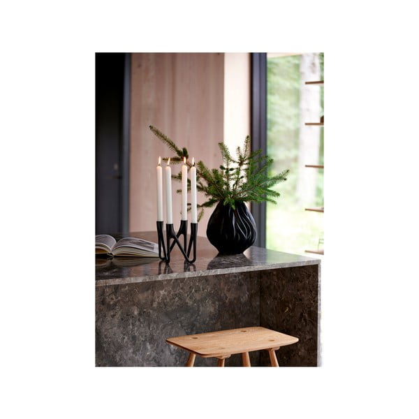 Crna porculanska vaza Morsø Flame, visina 23 cm-image-2