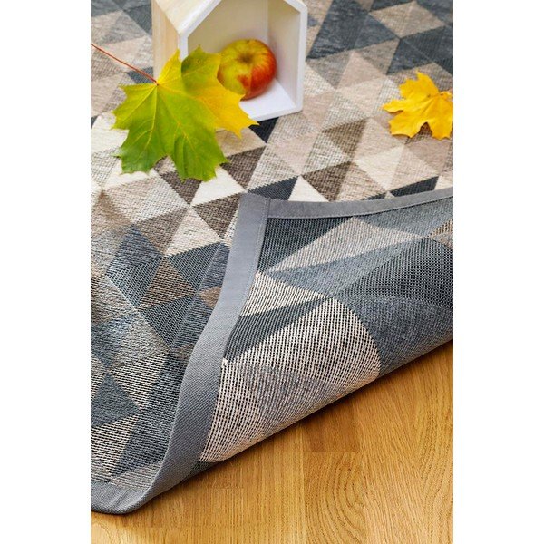 Sivi dvostrani tepih Narma Kiva, 80 x 250 cm-image-1