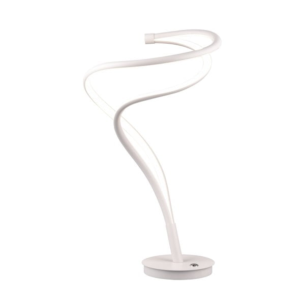 Bijela LED stolna lampa s metalnim sjenilom (visina 56 cm) Nala – Trio Select