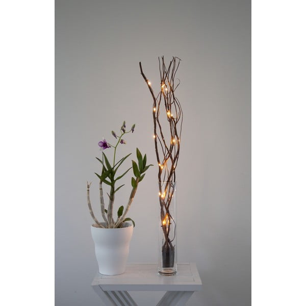 Smeđi svjetlosni ukras ø 8 cm Willow – Star Trading-image-2