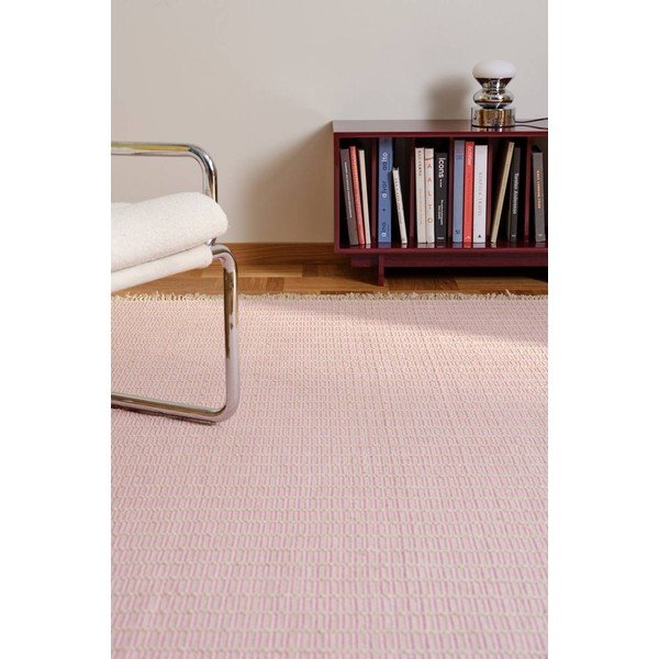 Ružičasta ručno rađena pamučna staza 80x150 cm Irma – Jotex-image-1