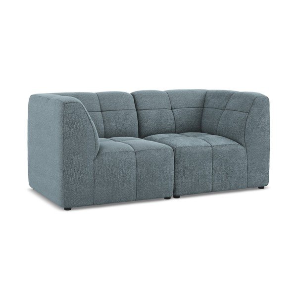 Plava sofa od bouclé tkanine 180 cm Aloha – Makamii-image-2