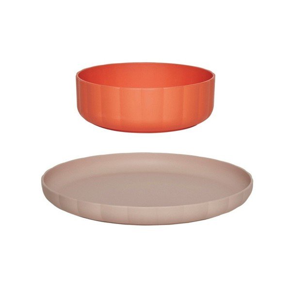 Plastičan dječji set posuđa 2 kom Pullo – OYOY Mini