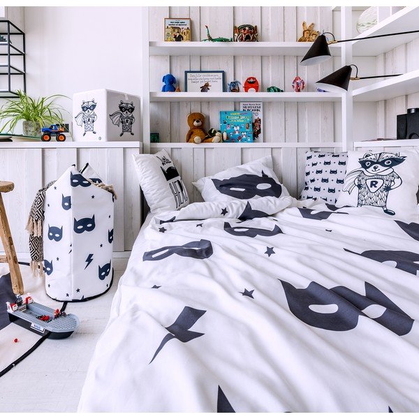 Dječja posteljina od pamučnog satena Butter Kings Fox Hero, 100 x 130 cm-image-1