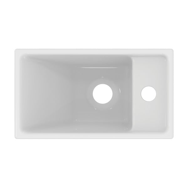 Bijeli keramički umivaonik za WC 37x21 cm i.Life S – Ideal Standard-image-3