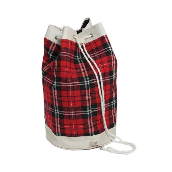 Crvena tartan torba Rex London Frank-image-3