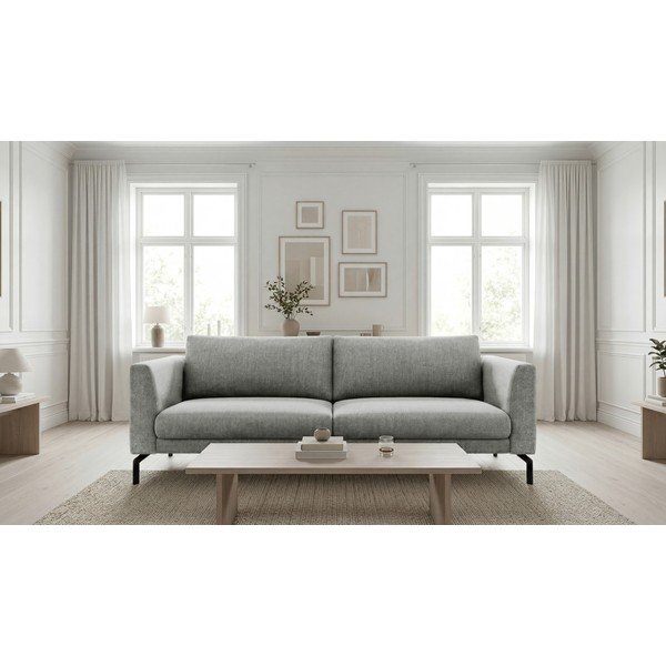 Svijetlo siva sofa 216 cm Gomero – Scandic-image-1