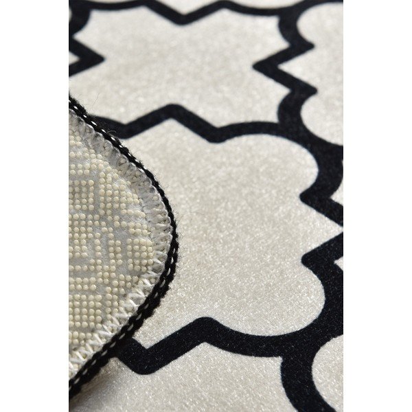 Crna/bež kupaonska prostirka 40x60 cm Kupa – Foutastic-image-2