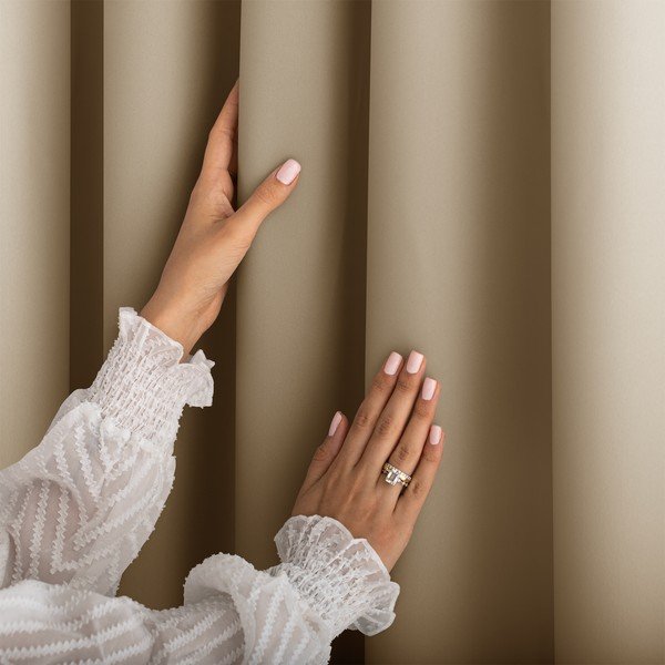 Bež zavjesa za djelomično zamračenje 140x250 cm Carli Tie – Restilo-image-2