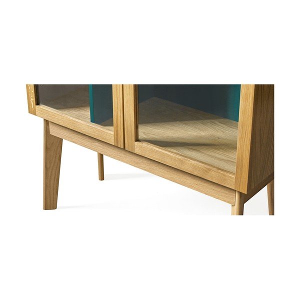 Tirkizno plava vitrina Woodman Avon-image-4