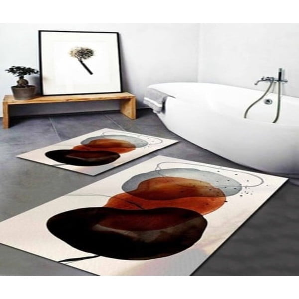 Kupaonske prostirke u setu 2 kom 60x100 cm Art Post Modern – Mila Home-image-1