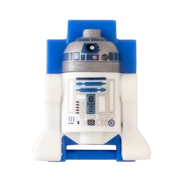 Dječji plavo-crno-bijeli sat s figuricom LEGO® Star Wars R2D2-image-2