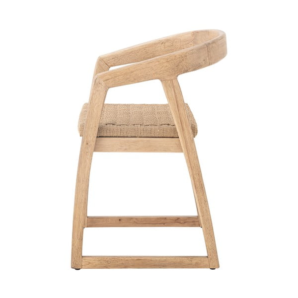 Blagovaonska stolica od masivnog kaučuka u prirodnoj boji Serrone – Bloomingville-image-4