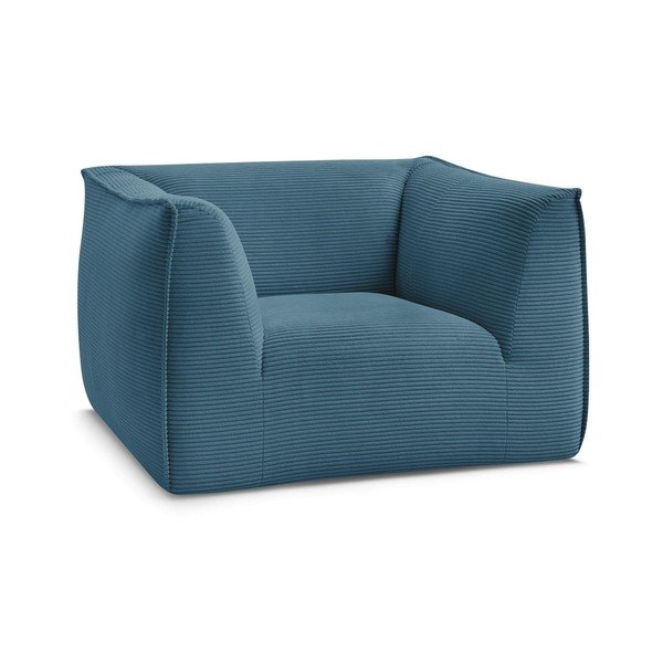 Plava fotelja od samta Giorgia – Bobochic Paris