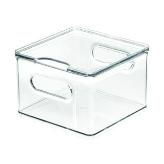 Prozirna kutija za odlaganje s poklopcem iDesign The Home Edit, 15,2 x 15,2 cm