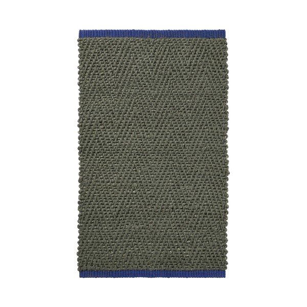 Tamno zeleni juten tepih 50x80 cm Notes – Mette Ditmer Denmark