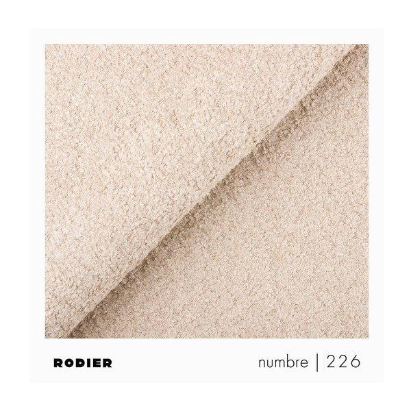 Bež tabure od bouclé tkanine Rene – Rodier-image-4