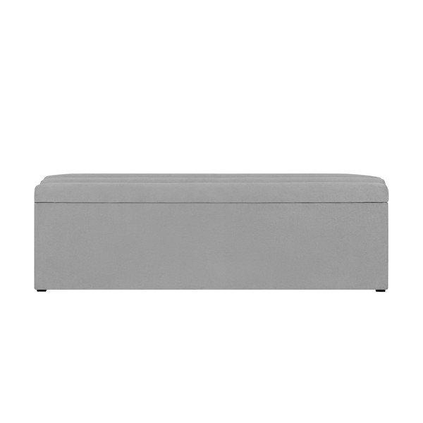 Svijetlo sivi otoman s prostorom za odlaganje Cosmopolitan Design LA, 180 x 47 cm-image-1