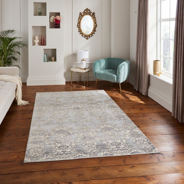 Sivi/krem tepih 160x235 cm Imperial Grey – Think Rugs-image-1