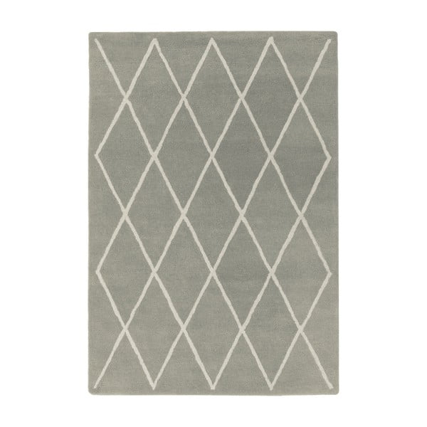 Sivi ručno rađen vuneni tepih 200x290 cm Albany – Asiatic Carpets