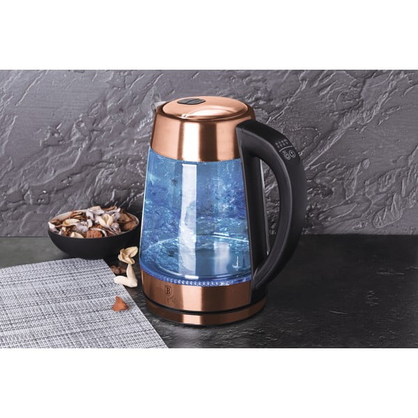 Kuhalo za vodu 1,7 l Rosegold Metallic Line - BerlingerHaus-image-3