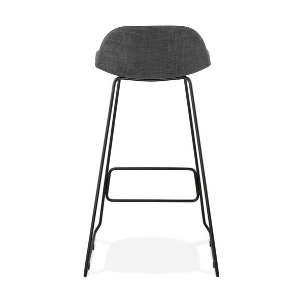 Tamno sive bar stolice čahure Vancouver, sedam visine 76 cm-image-4