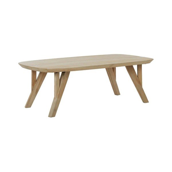Stolić za kavu od masivnog manga u prirodnoj boji 65x120 cm Quenza – Light & Living