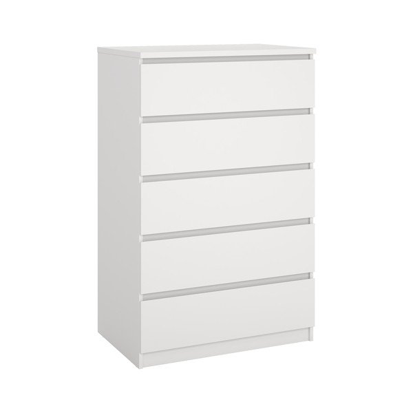 Bijela komoda 77x121x50 cm Naia – Tvilum