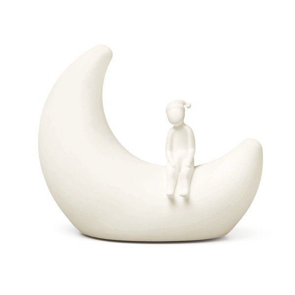 Noćno svjetlo za djecu boje slonovače Moon Off-White – Cam Cam Copenhagen