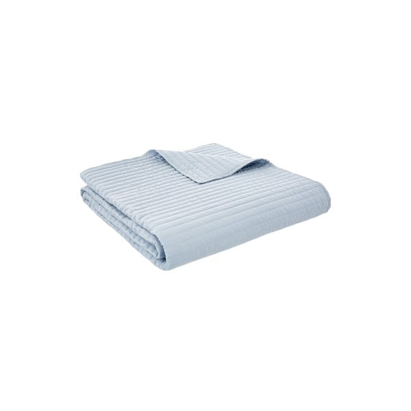 Plavi prošiven prekrivač 230x220 cm Quilted Lines – Bianca