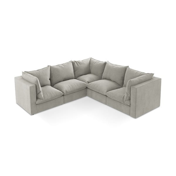 Svijetlo siva kutna garnitura Manao – Makamii-image-1