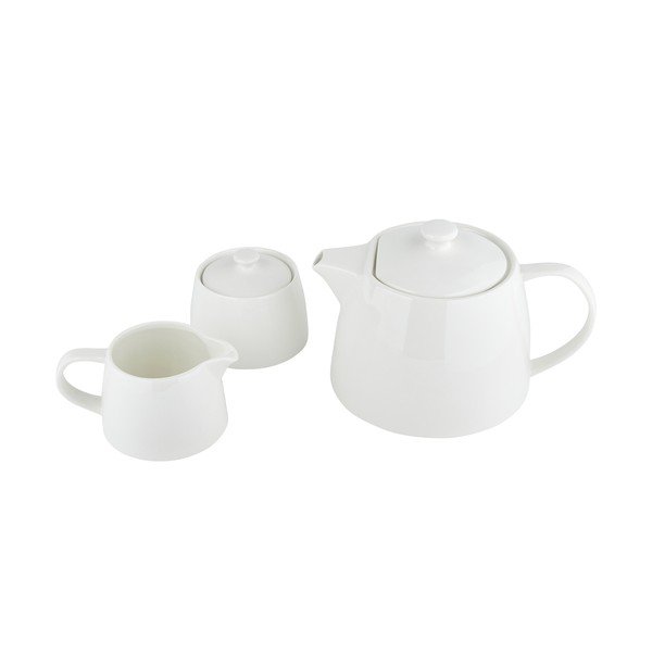 Bijeli porculanski čajnik Mikasa Ridget, 1,4 l-image-3