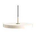 Krem LED viseća svjetiljka s mogućnosti zatamnjivanja s metalnim sjenilom ø 43 cm Asteria Plus Medium – UMAGE